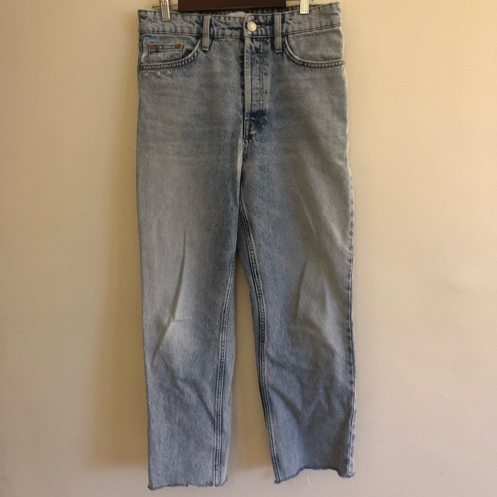 Straight leg jeans
